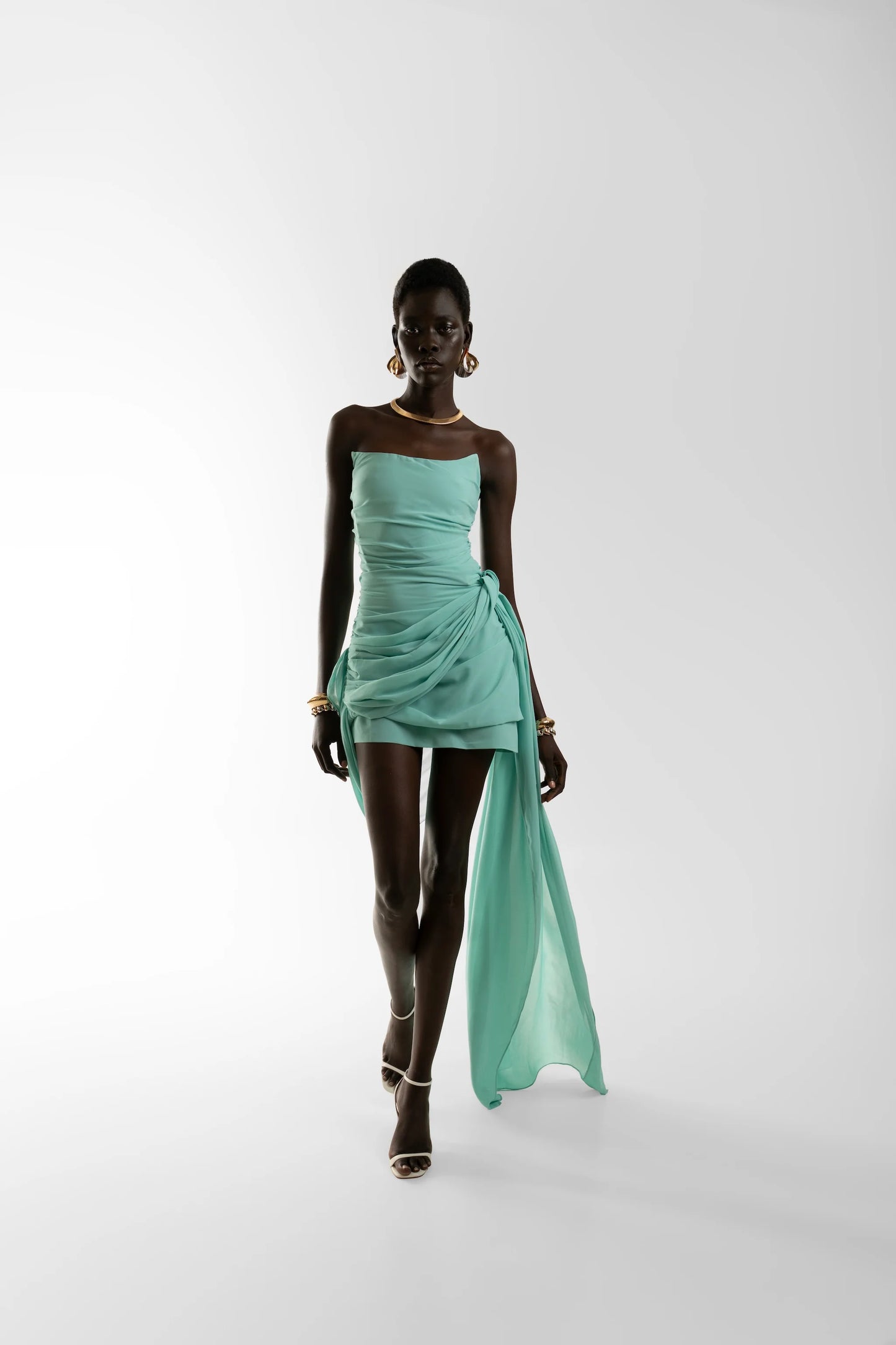 Tala Mini Dress - Turquoise