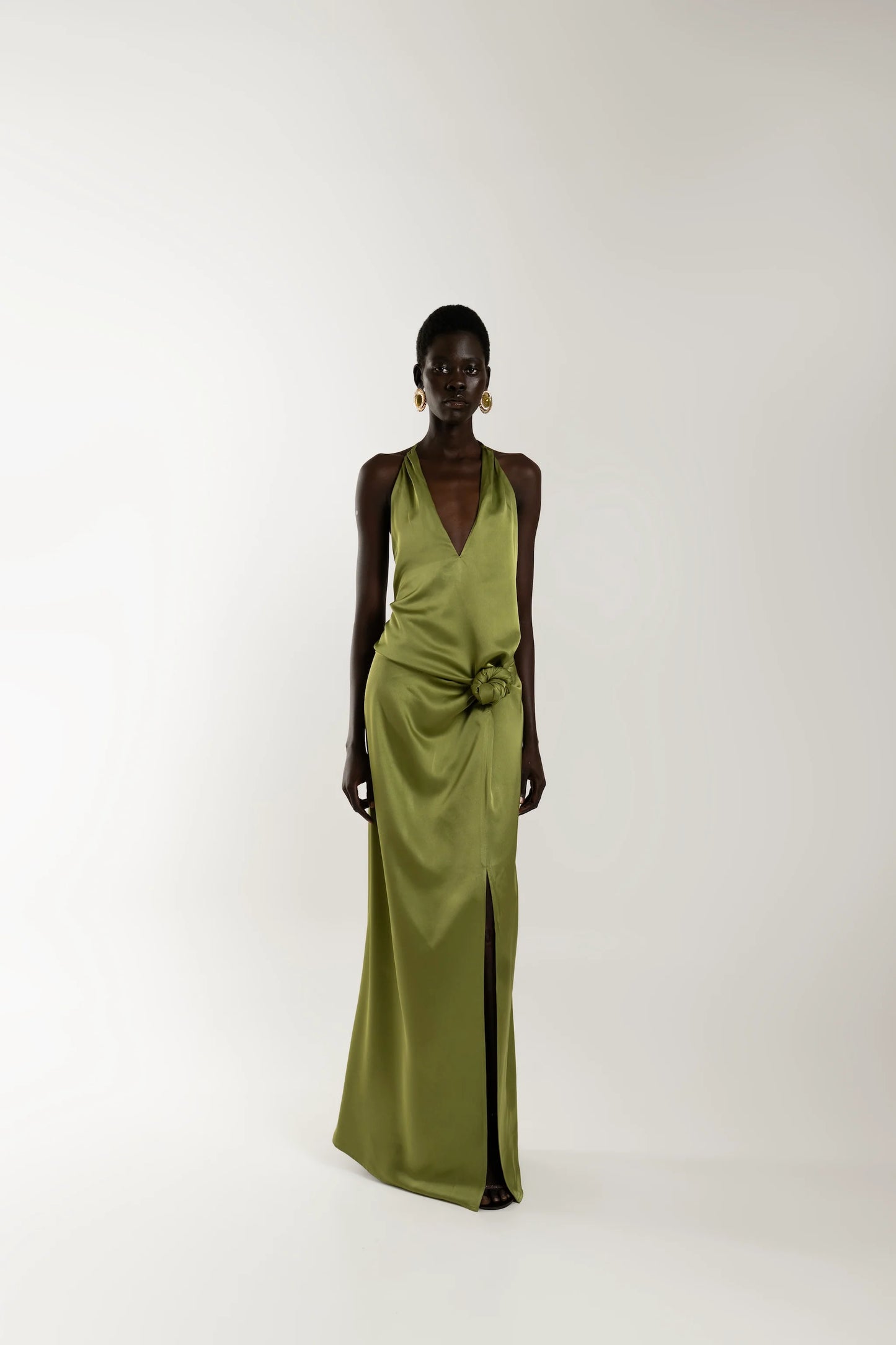 Elia Maxi Dress - Khaki