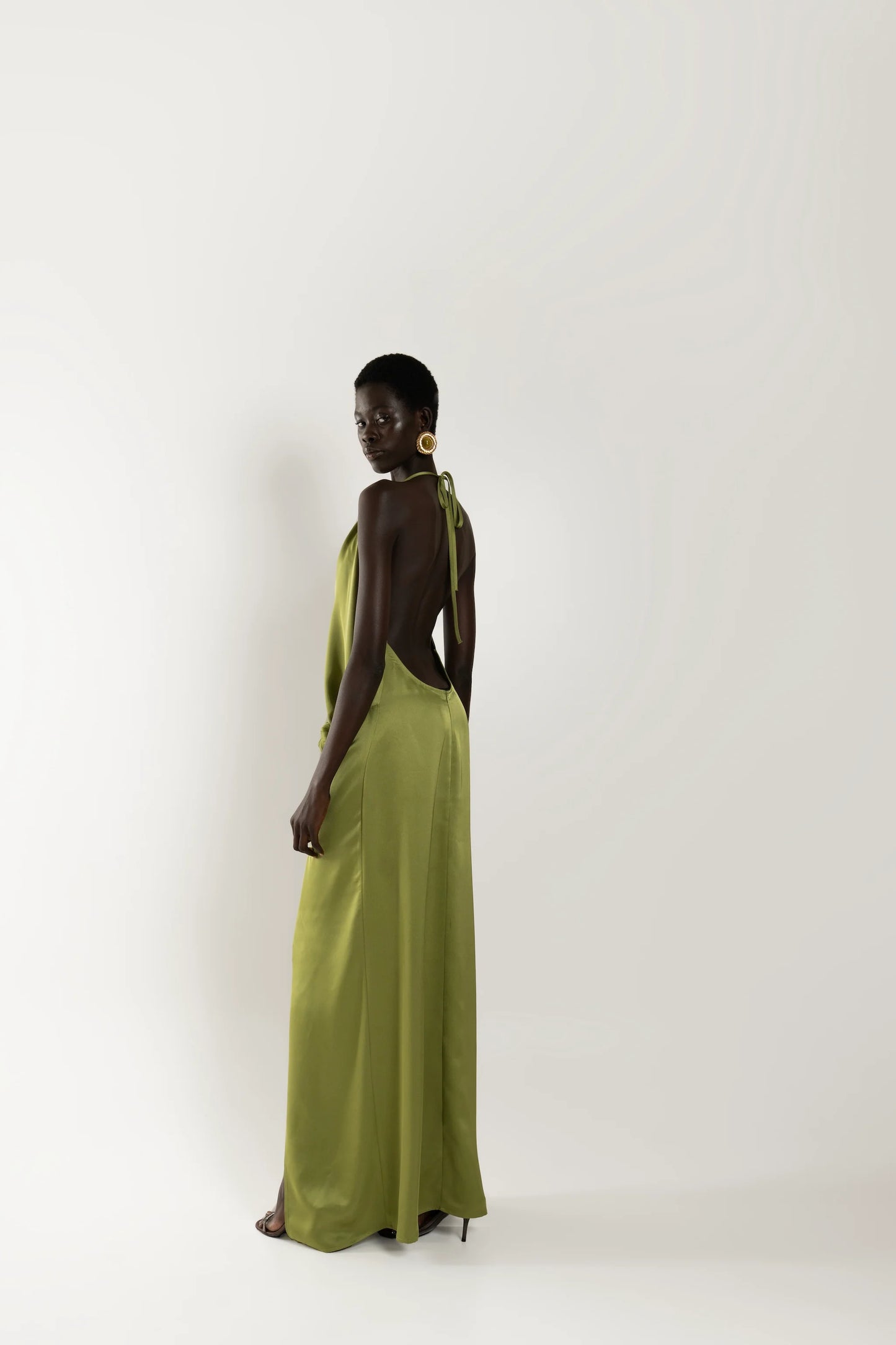 Elia Maxi Dress - Khaki
