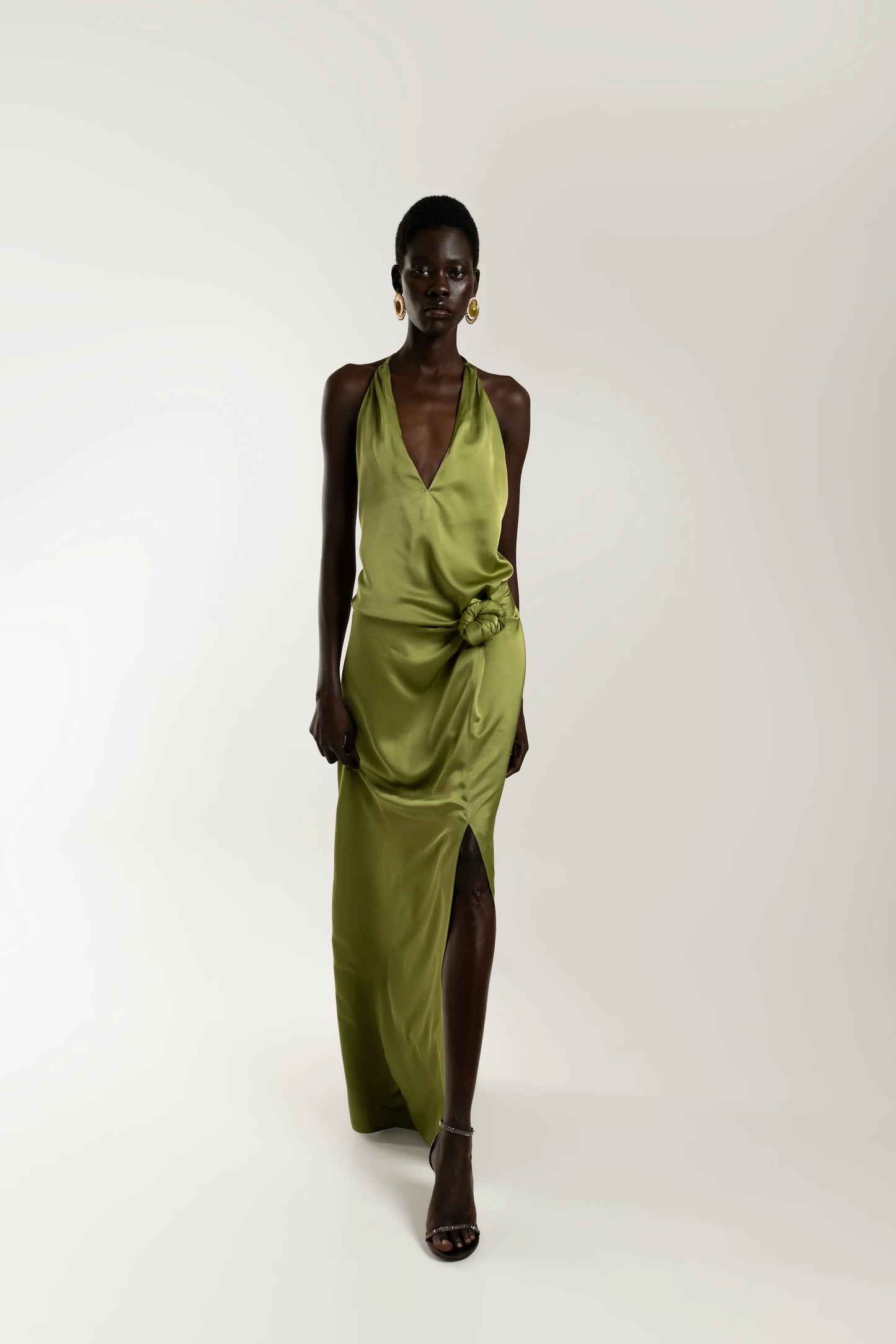 Elia Maxi Dress - Khaki