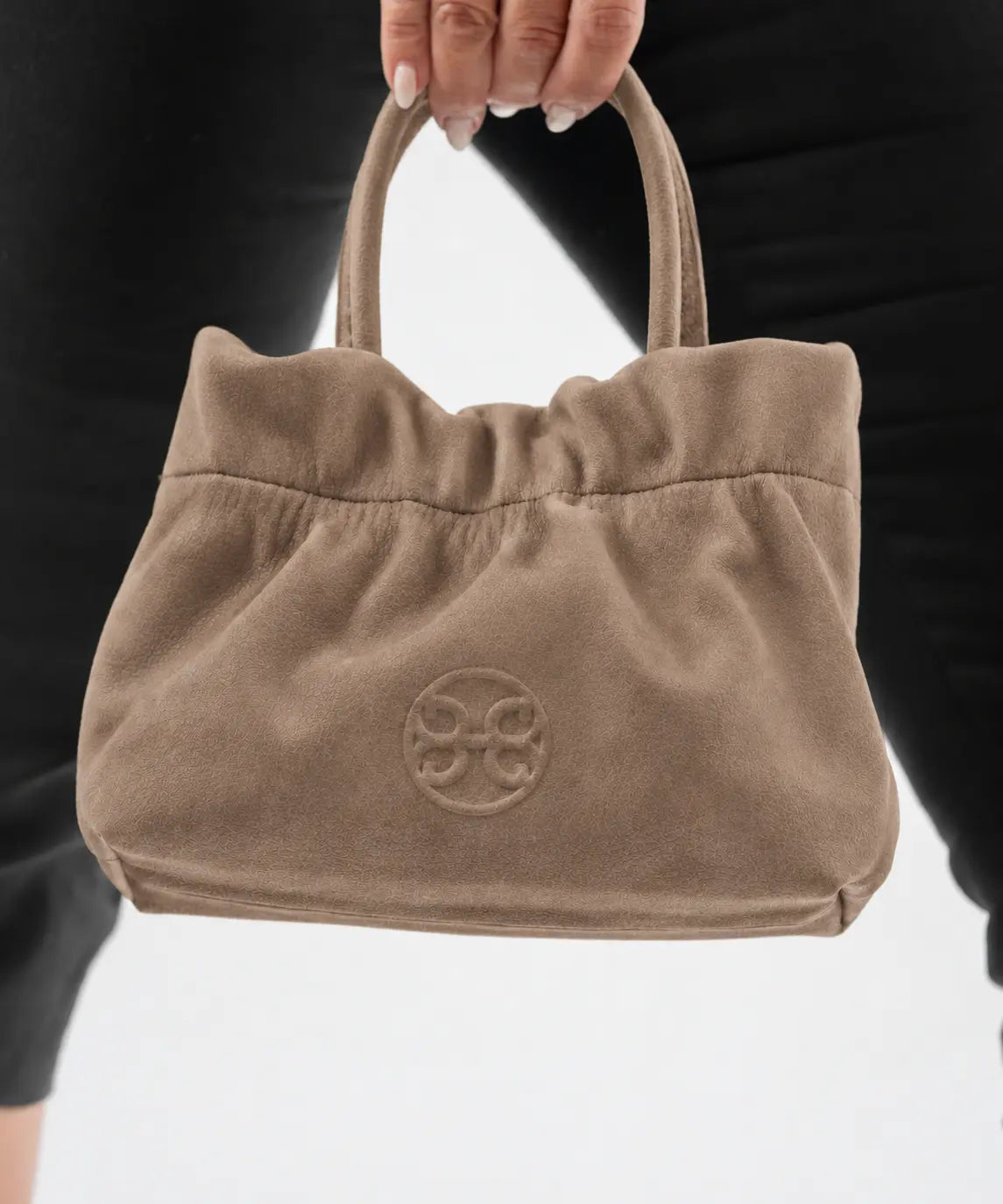 Nefeli Mini Leather Bag - Mocca