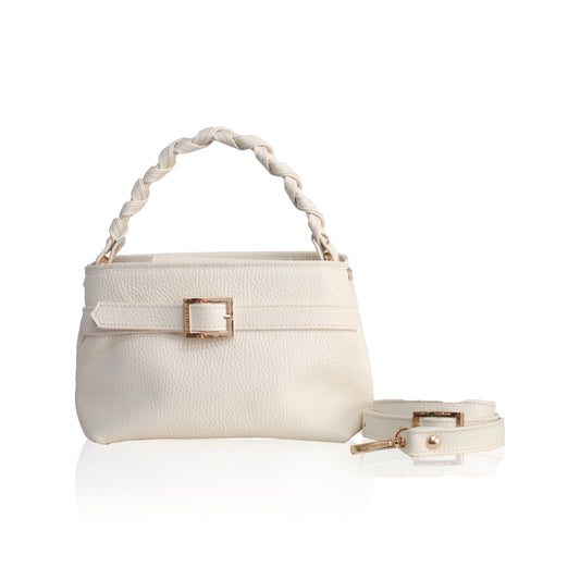 Emily 20 Leather Bag - Cream