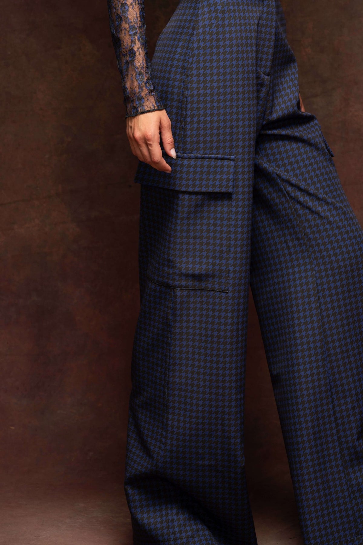 Midnight Blue Cargo Pants