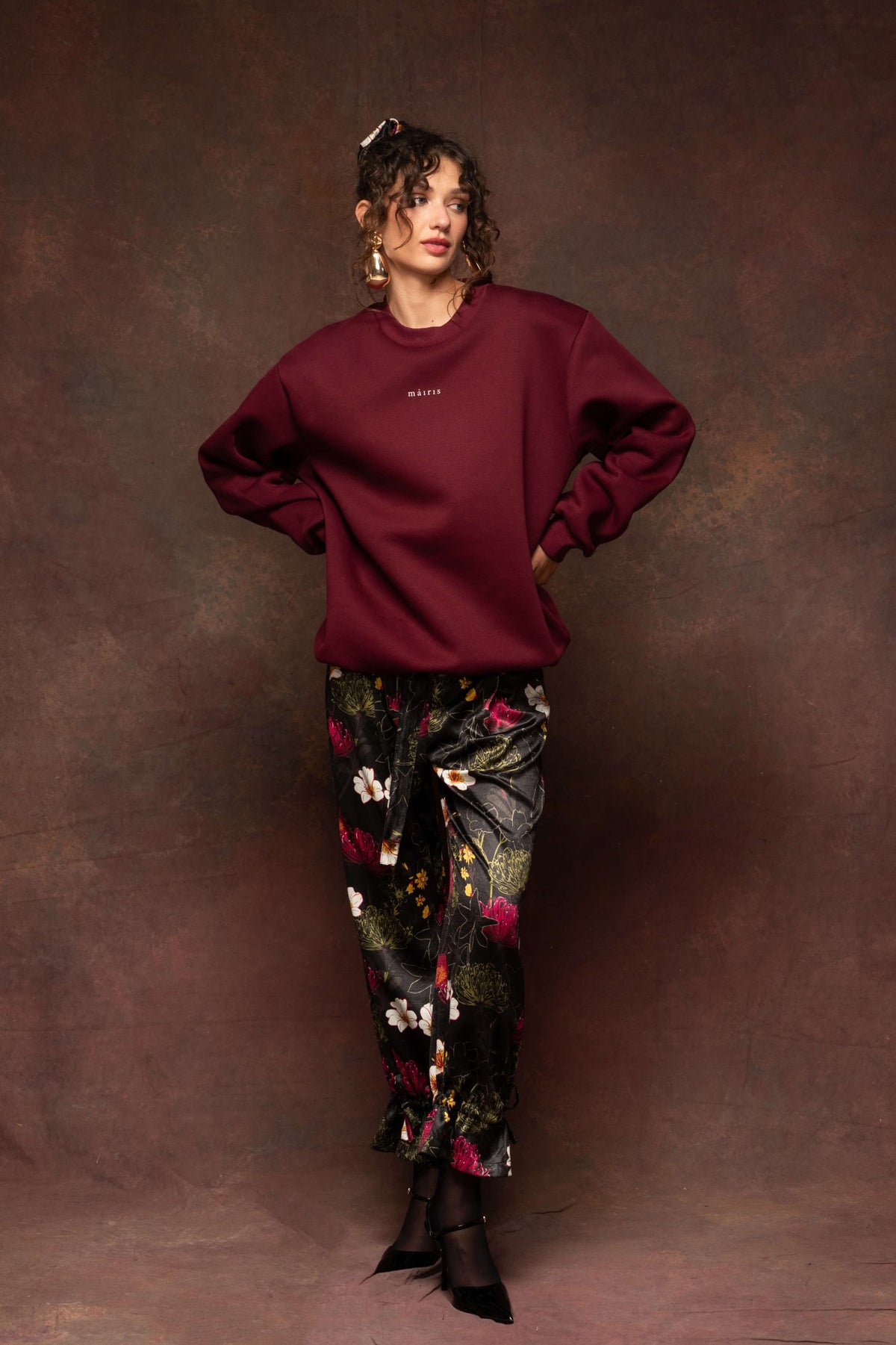 Burgundy Unisex Sweatshirt