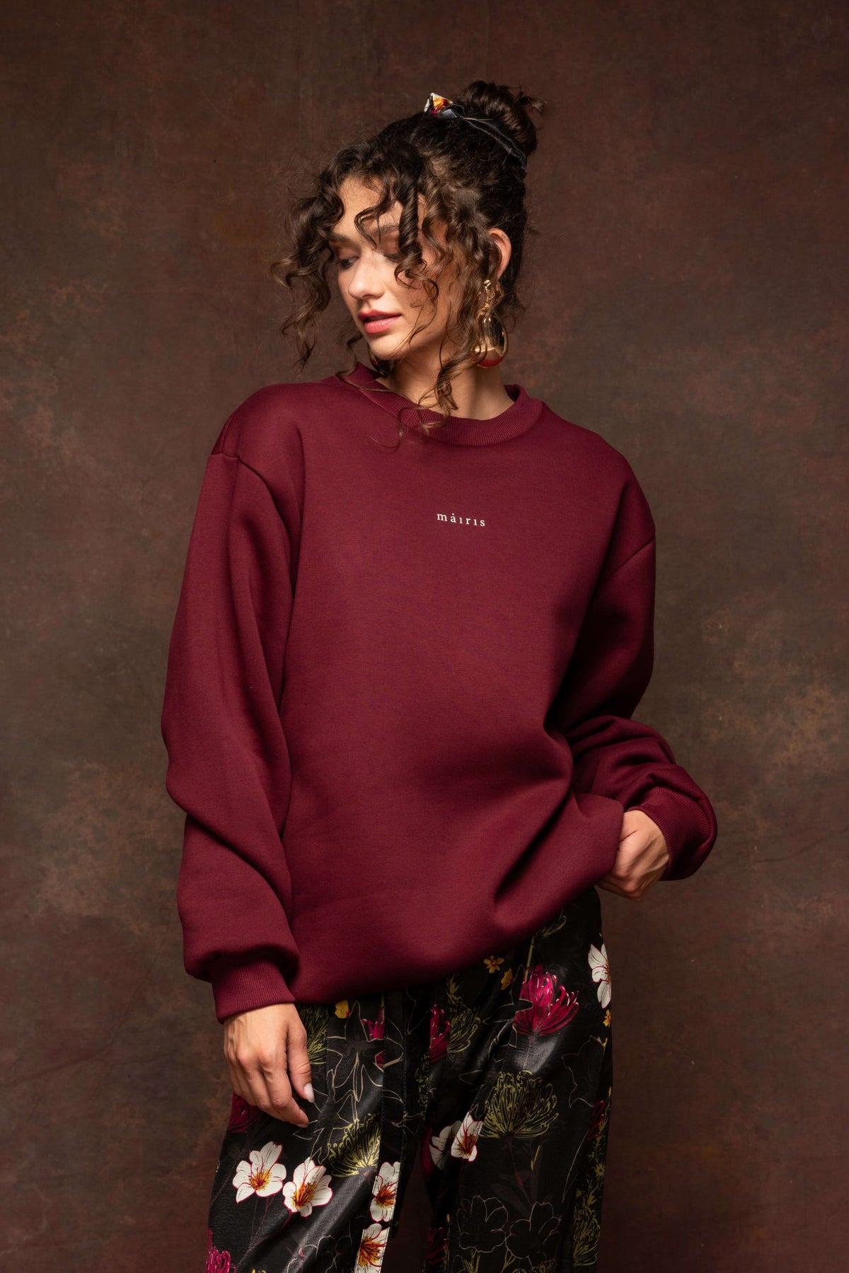 Burgundy Unisex Sweatshirt