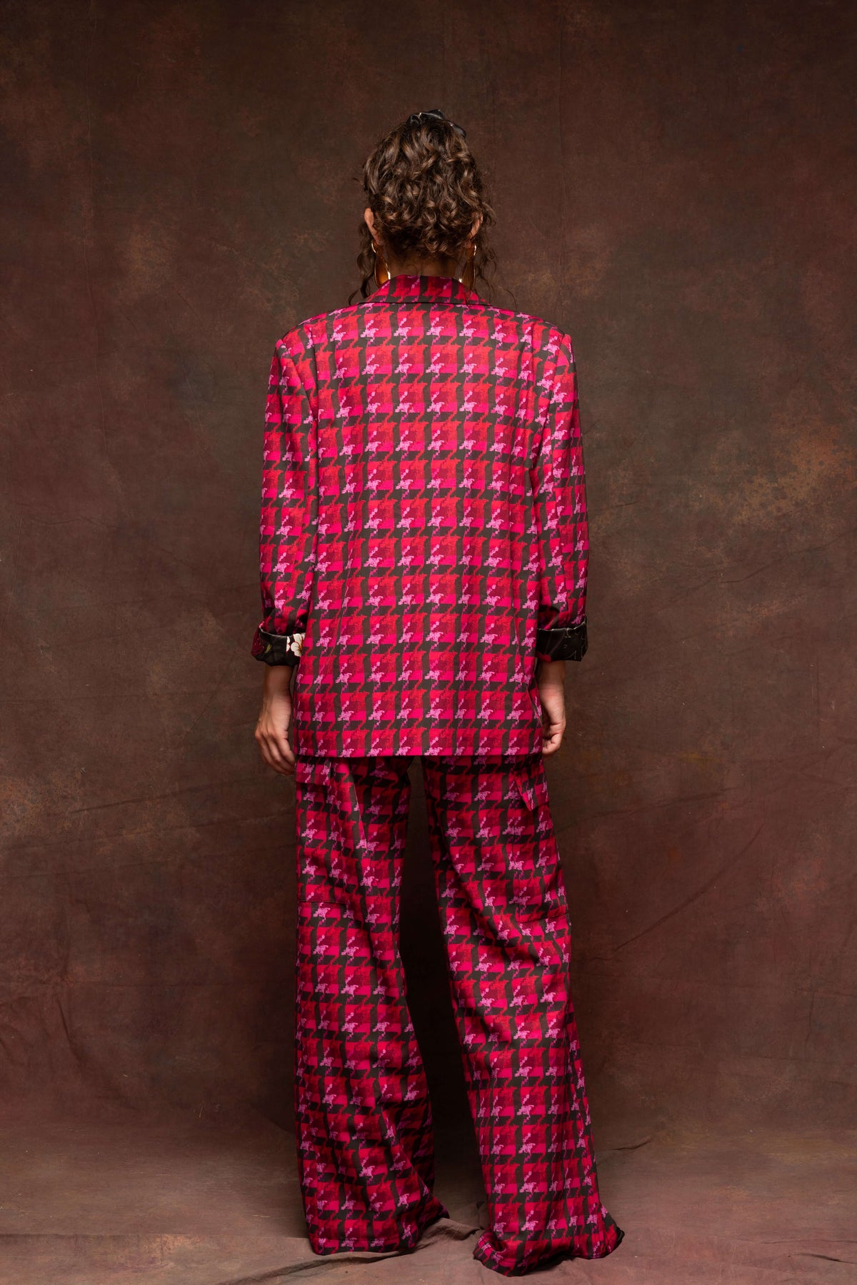 Magenta Cargo Pants