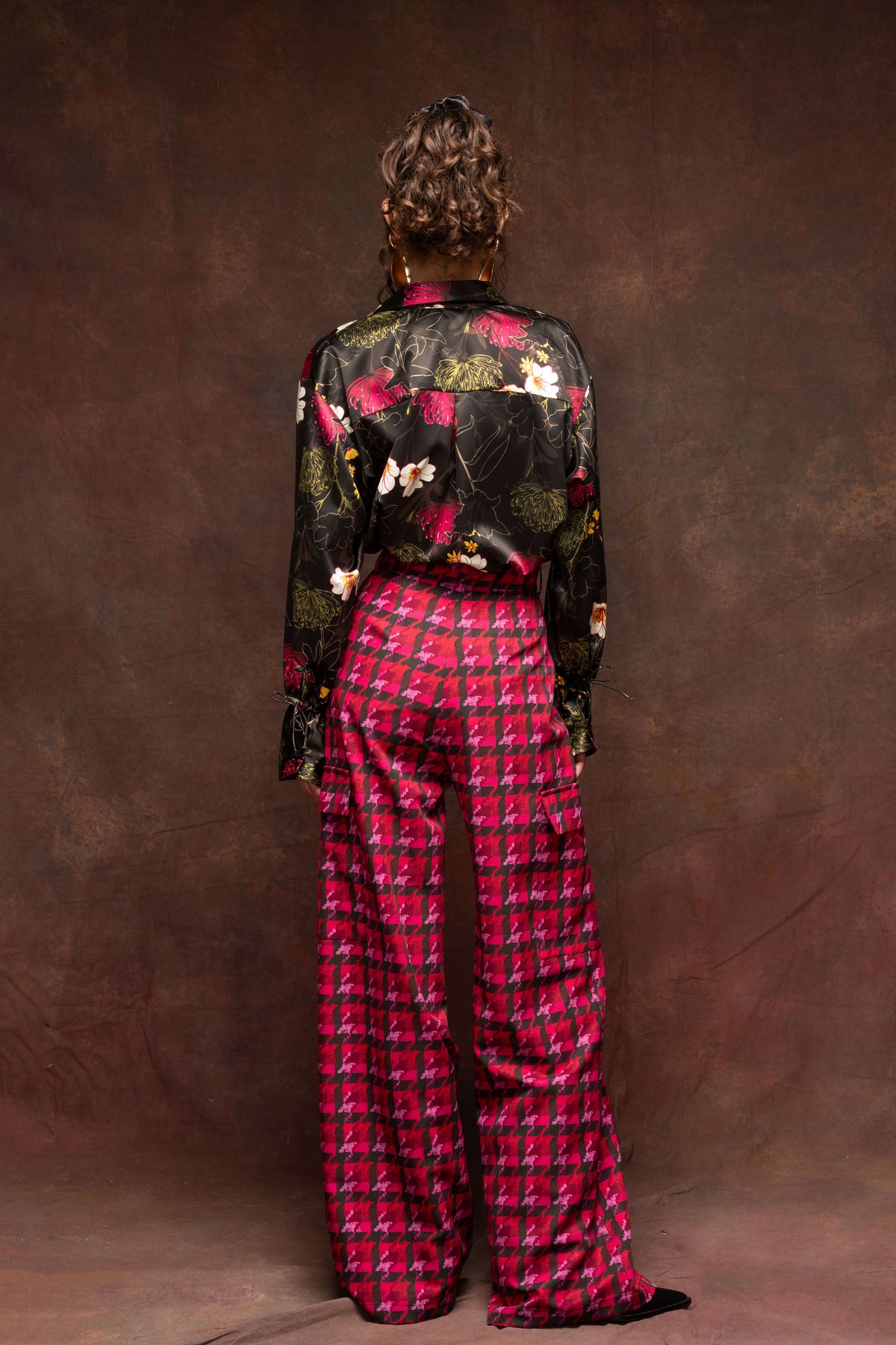 Magenta Cargo Pants