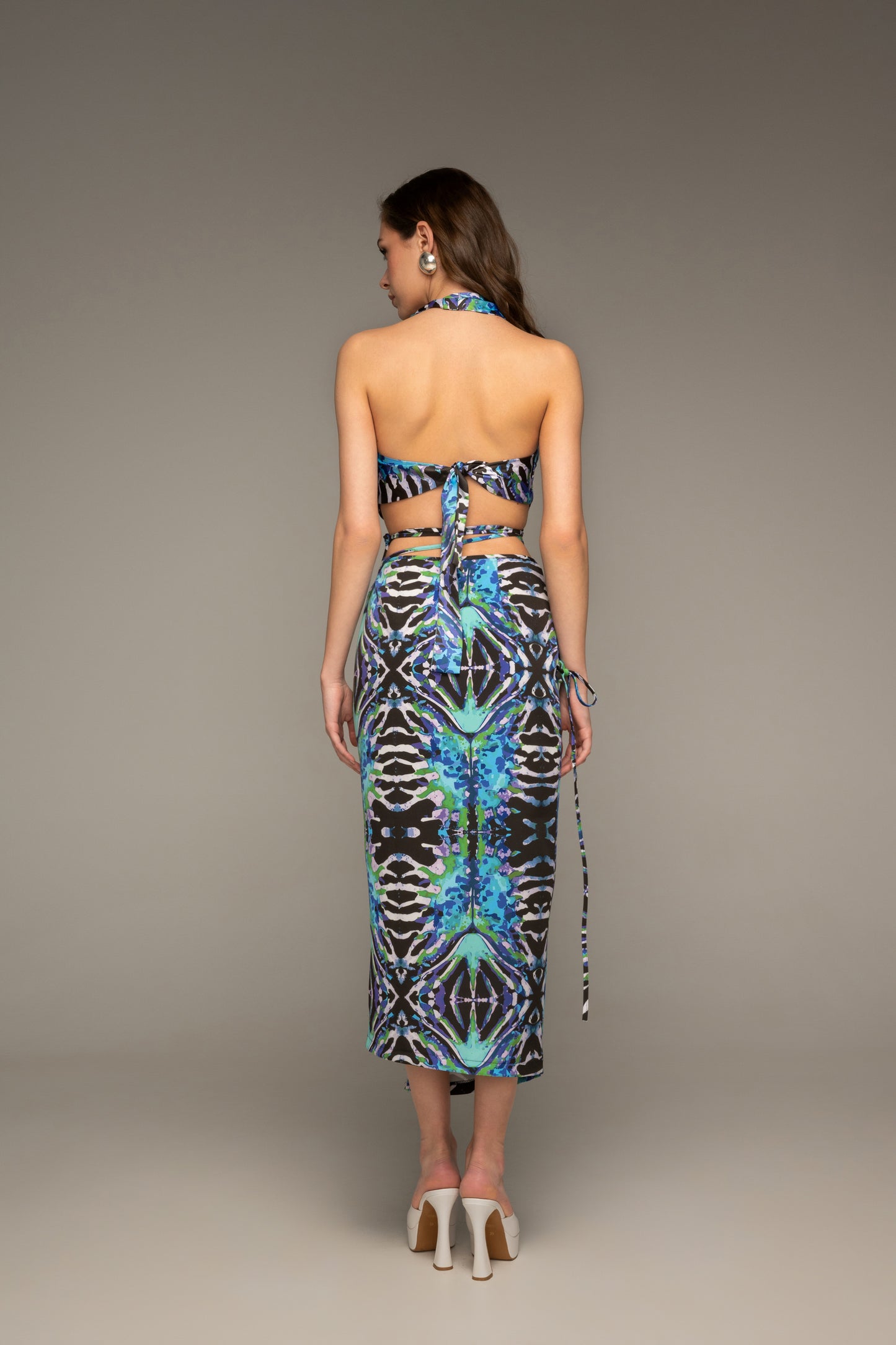 Blue Mirage Crop Top