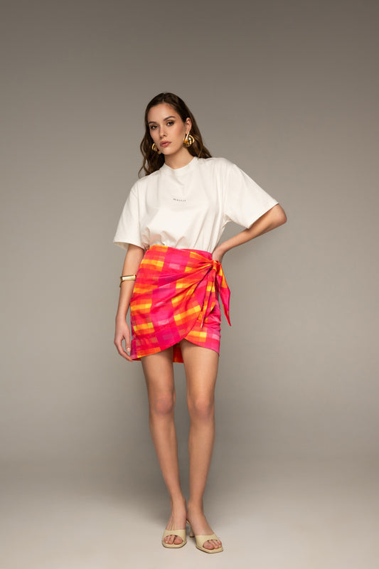 Picnic Mini Wrap Skirt