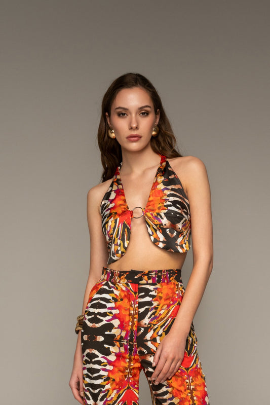 Safari Crop Top