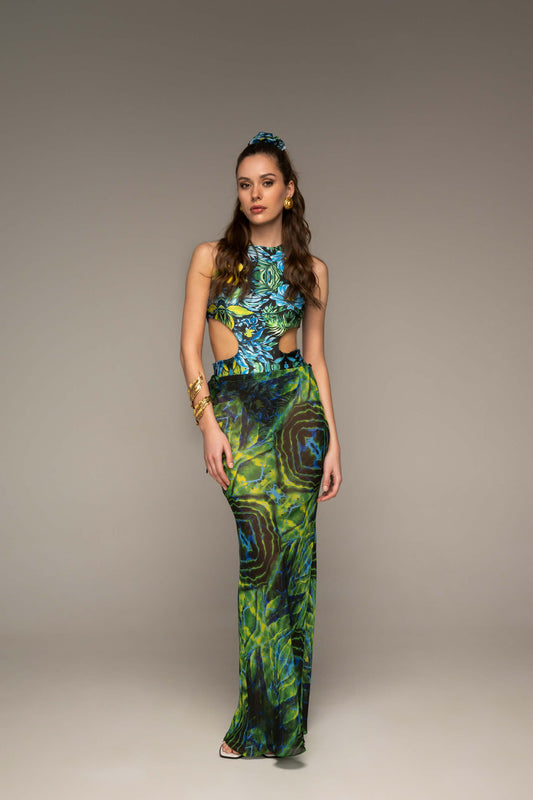 Tides Maxi Mesh Skirt