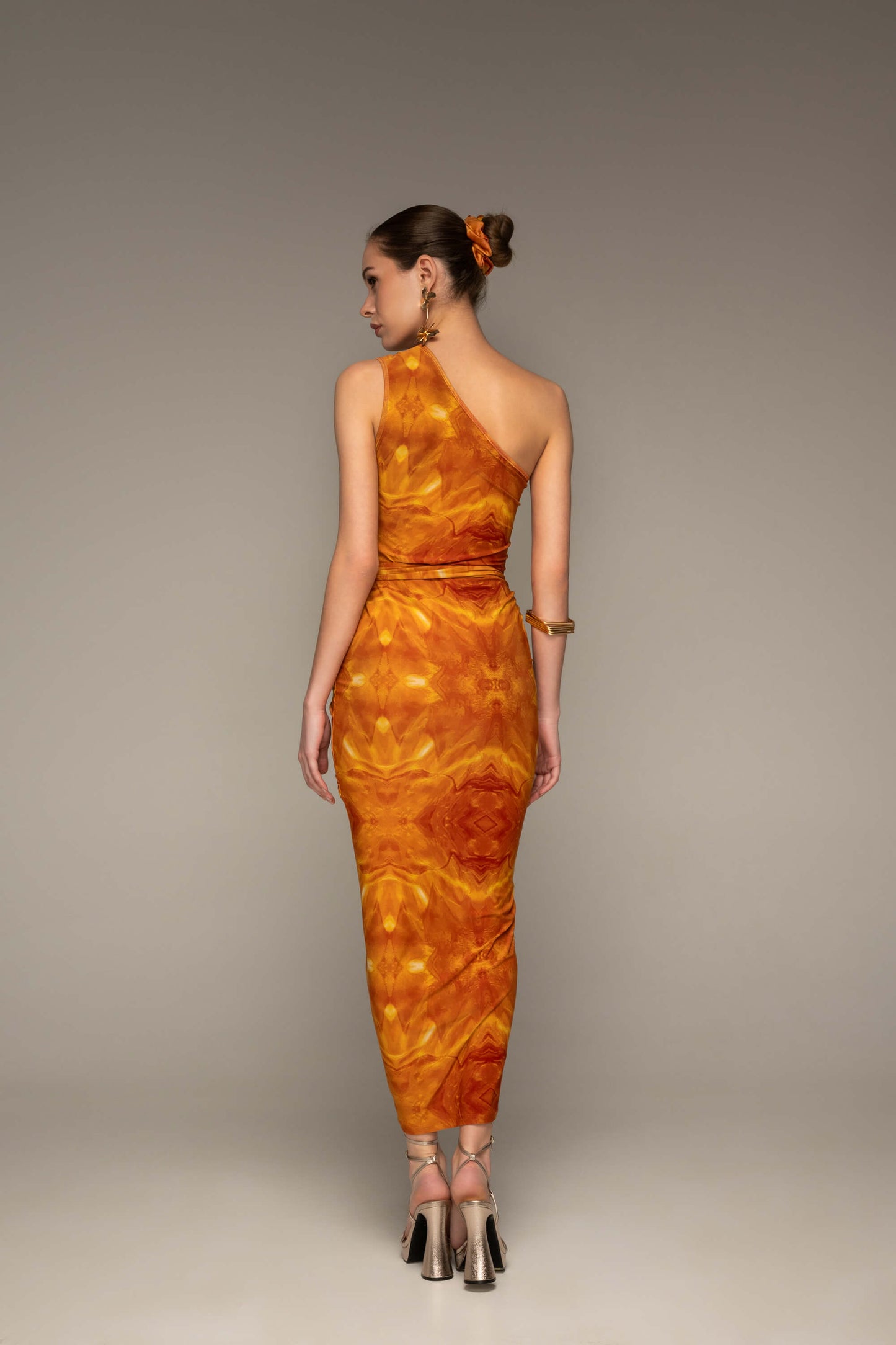Waves Maxi Wrap Dress