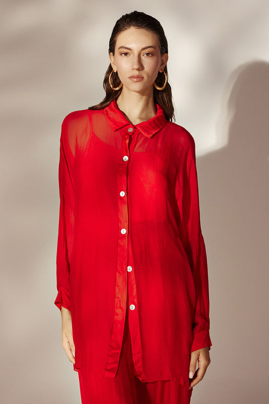 Alkyoni Shirt | Red