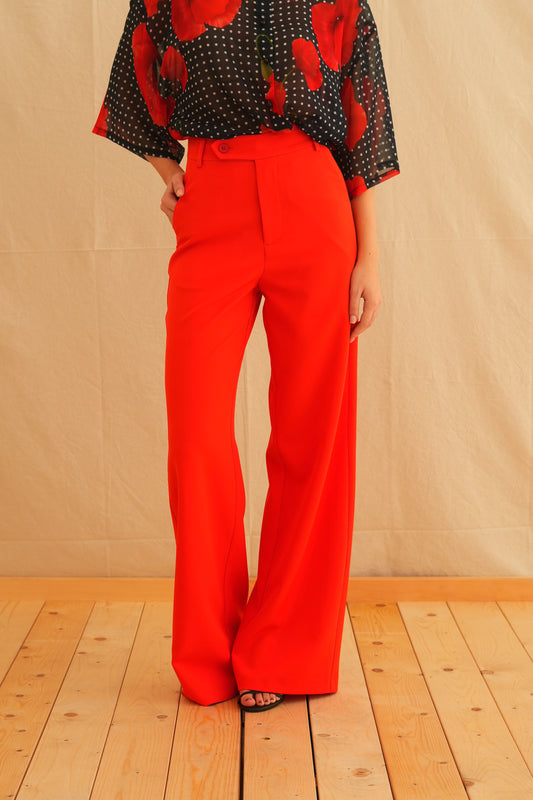 Red Aria Pants