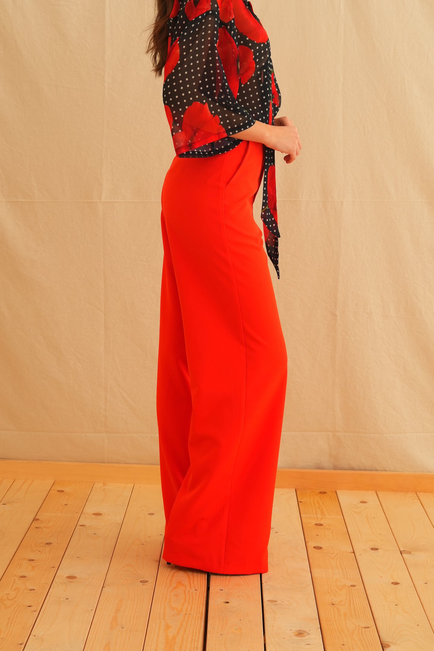 Red Aria Pants