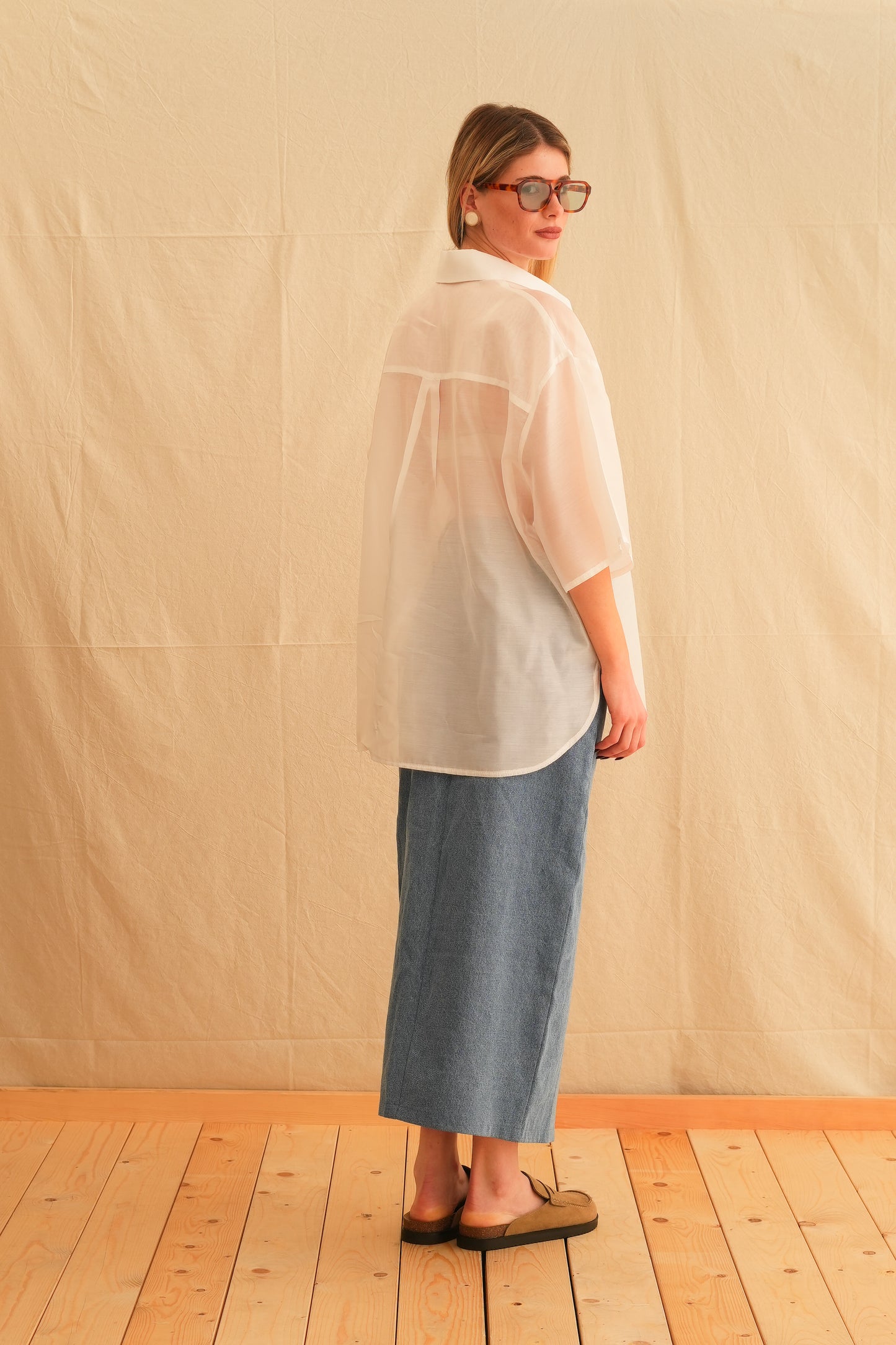 Ivory Silky Touch Short Sleeve Shirt