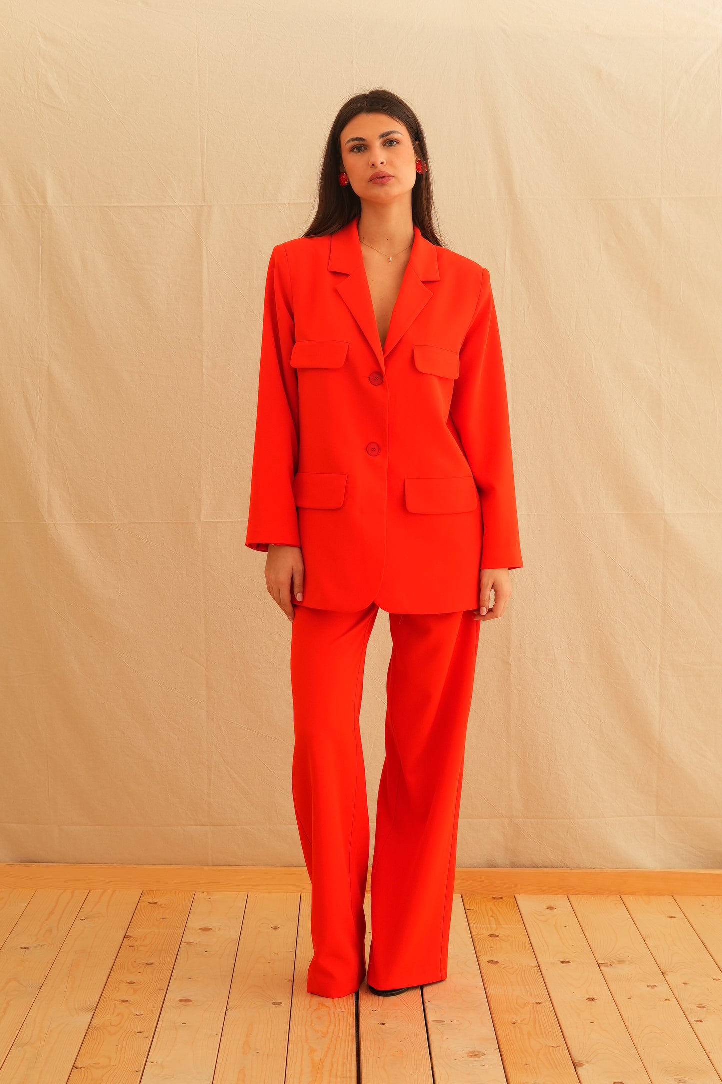 Red Aria Pants