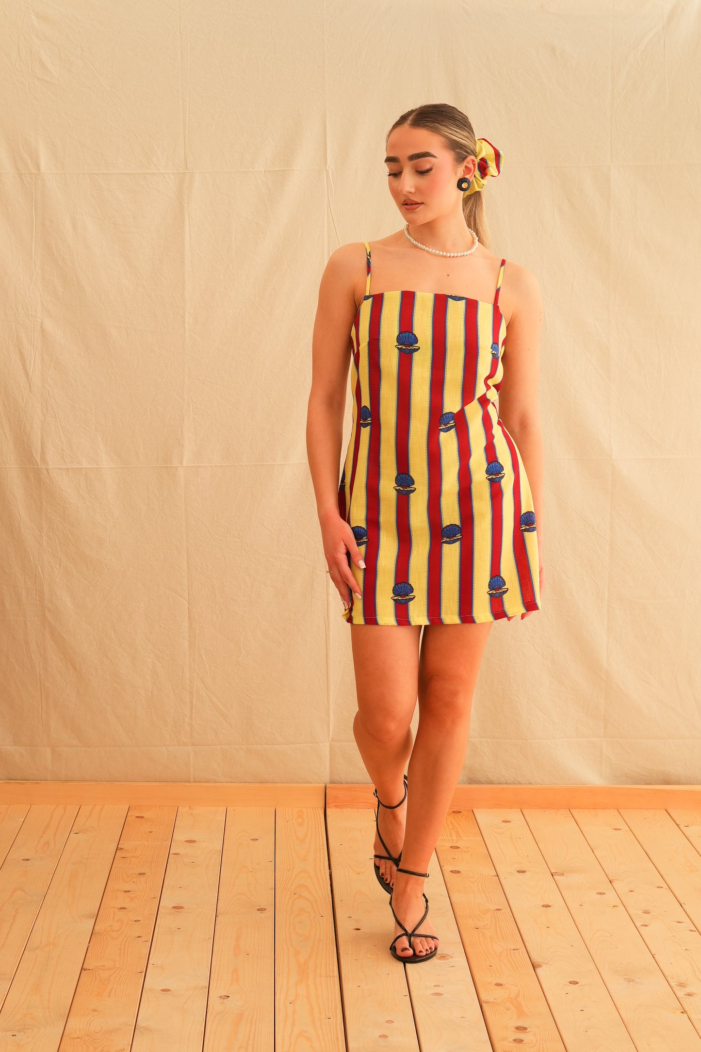 Scallop Mini Dress