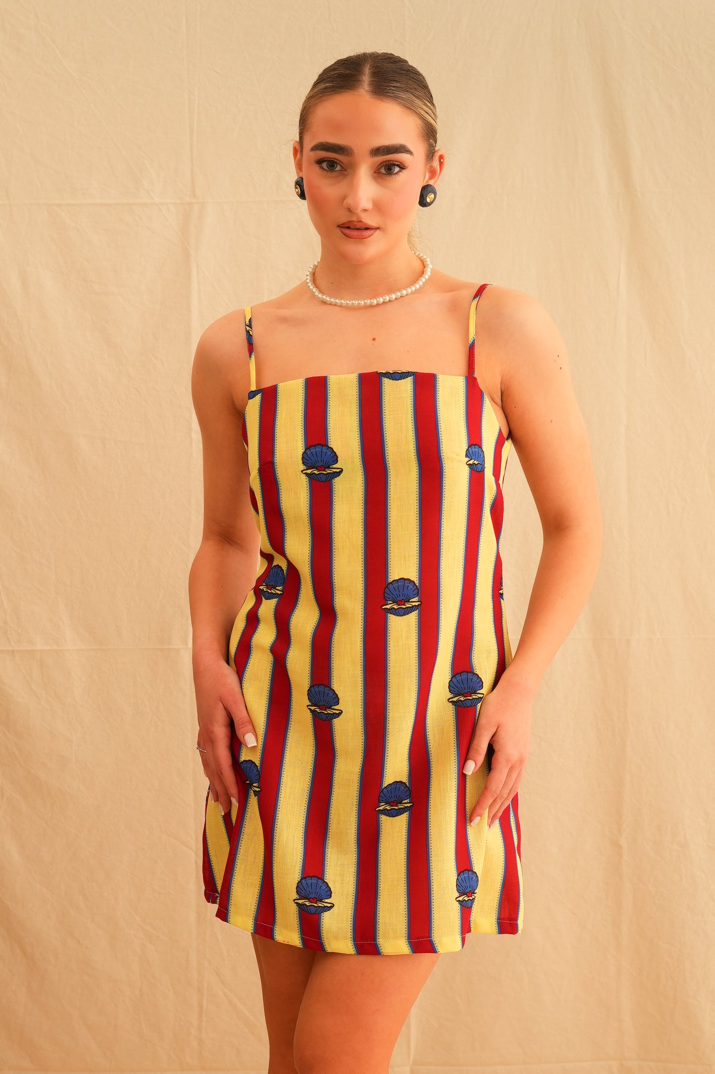 Scallop Mini Dress