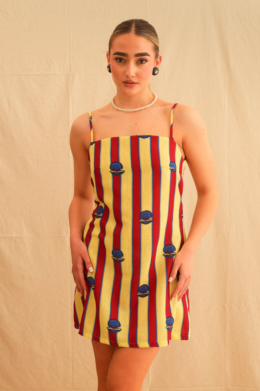 Scallop Mini Dress