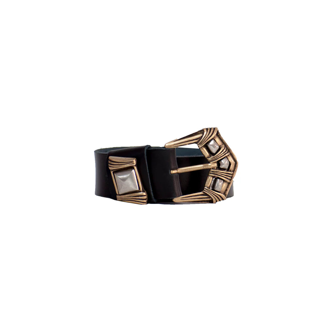 Valeria Leather Belt - Black