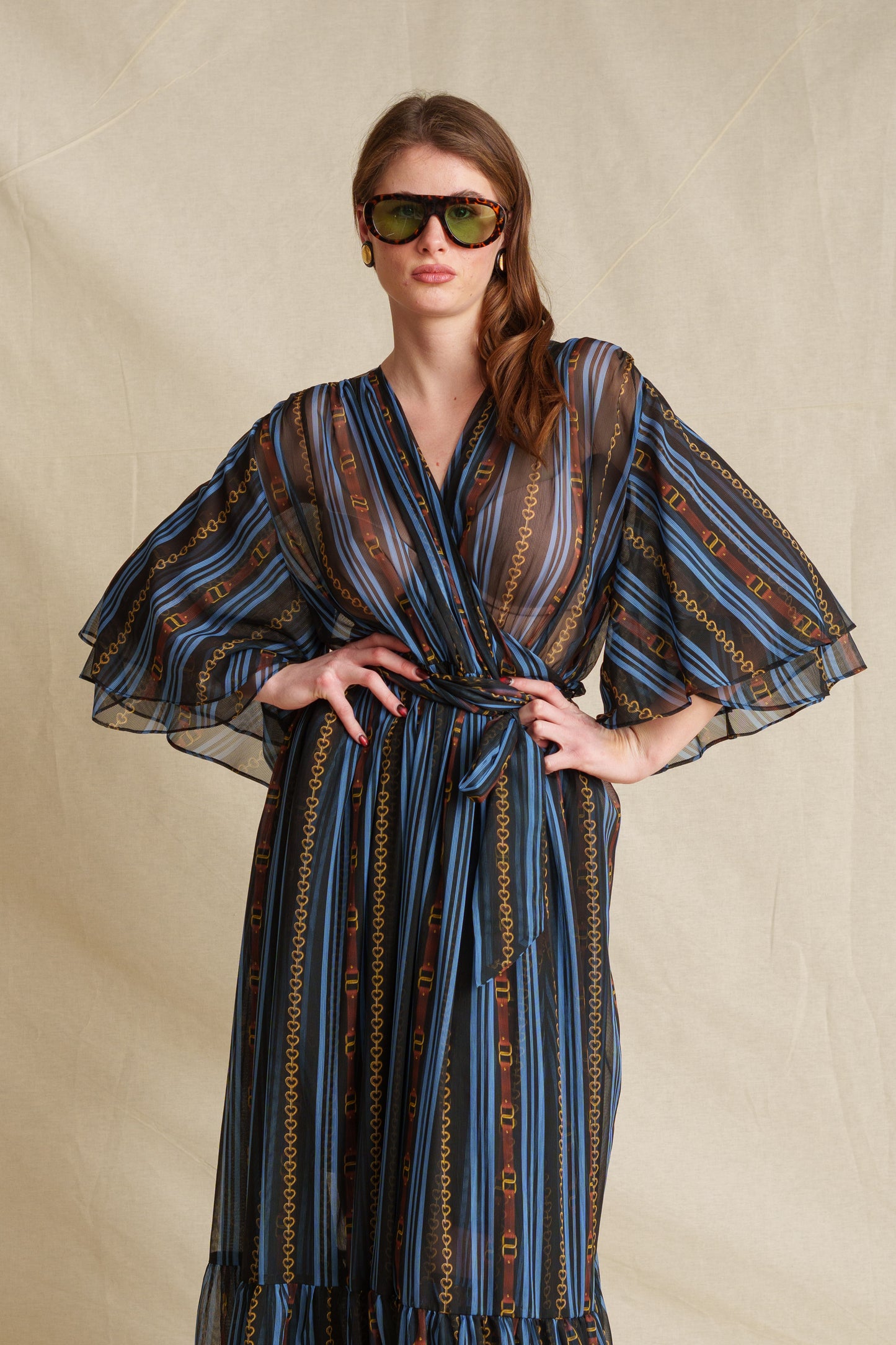 Harley's Love Black Kimono Dress