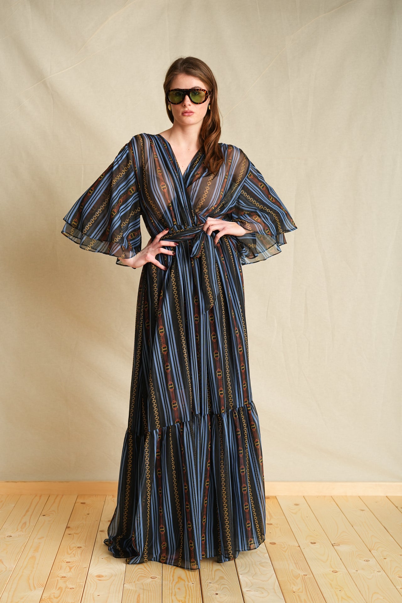 Harley's Love Black Kimono Dress