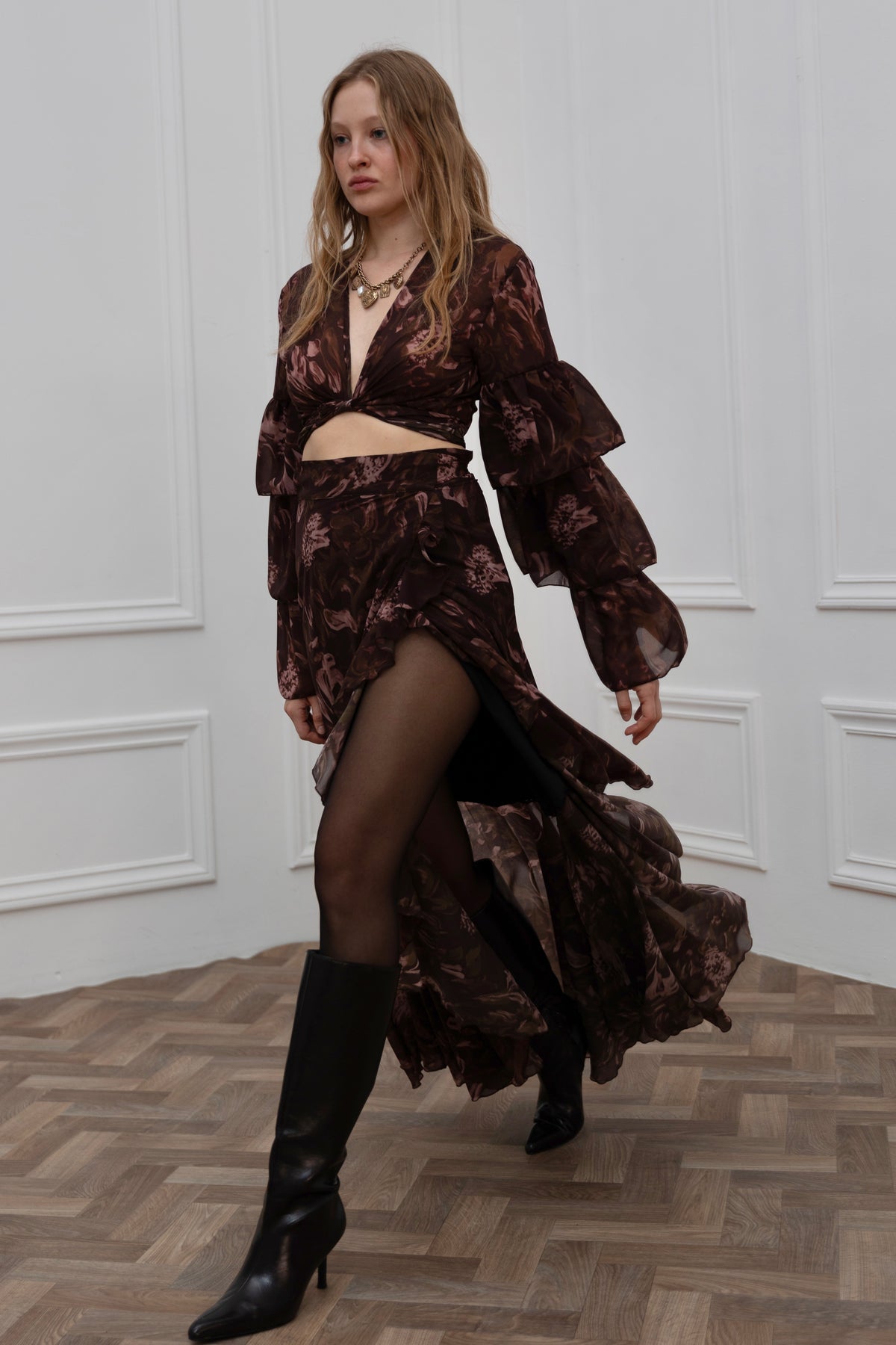Rosette Top Volan